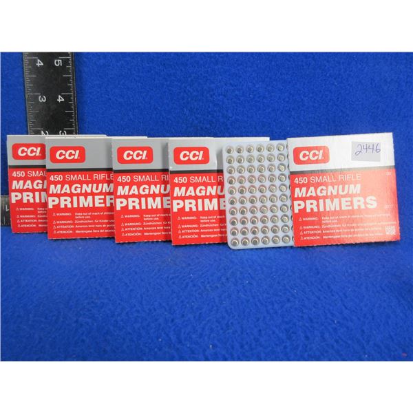 CCI 450 Small Rifle Magnum Primers - 5 Boxes of 100