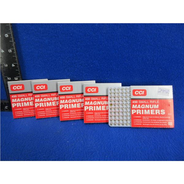 CCI 450 Small Rifle Magnum Primers - 5 Boxes of 100