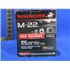 Image 2 : 22 LR 40gr RN M-22 Winchester Cartridges - Box of 500