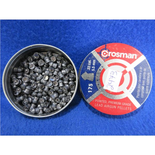 .22 Cal. Crosman Pellets - Box of 175 (Half Full)