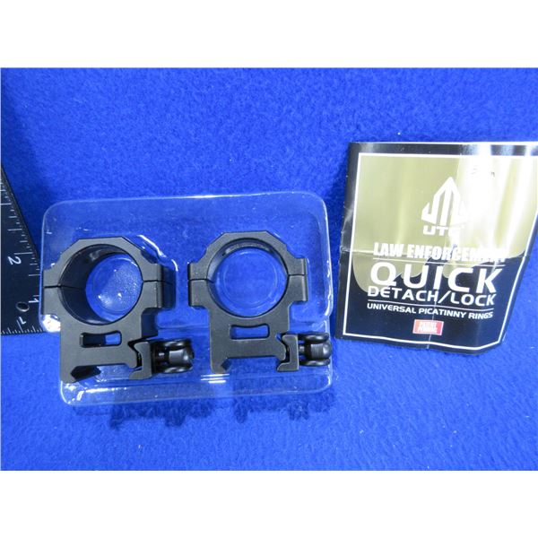 NEW - 30MM Quick Detach/Lock Universal Picatinny Rings
