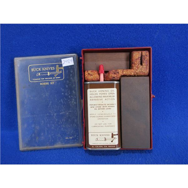 Buck Knives Honing Kit - Oil is Empty, Comes with 2 Stones
