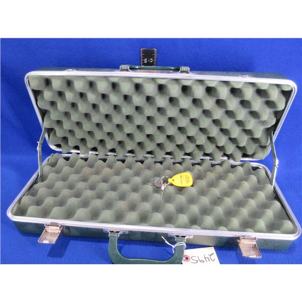 2 Gun Handgun Hard Case with 2 Keys - 22" x 8" x 4"