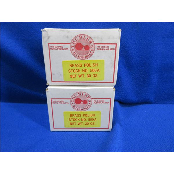 NEW - Thumbler's Brass Polish 500A - 2 Boxes of 30 oz.