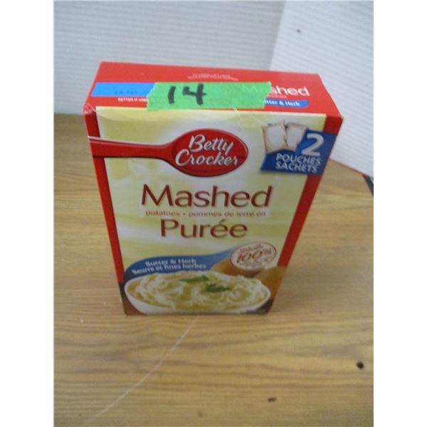 SHELF PULLS (AS IS):  MASHED POTATOES (215G) - BOX