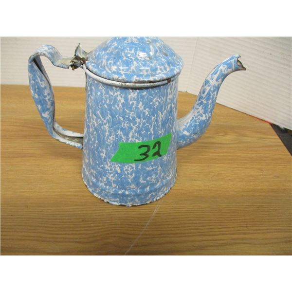 ESTATE:  ENAMEL COFFEE POT