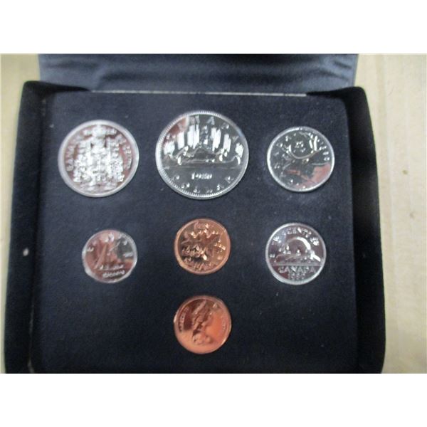 1980 PROOF CANADA DOUBLE PENNY COIN SET