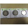 Image 1 : 1968, 1969 & 1970 CANADA HALF DOLLAR SET