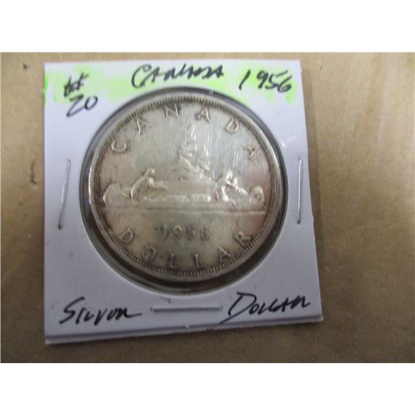 1956 CANADA SILVER DOLLAR