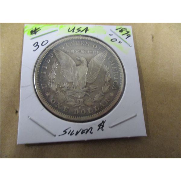 1879 "O" USA MORGAN SILVER DOLLAR