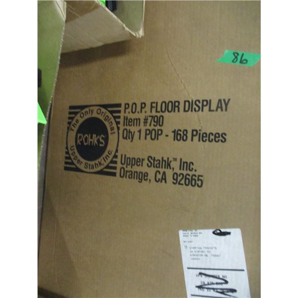 COLLECTIBLE:  ROHX FLOOR DISPLAY UNIT