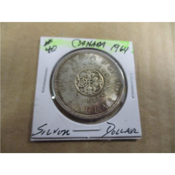 1964 CANADA SILVER DOLLAR