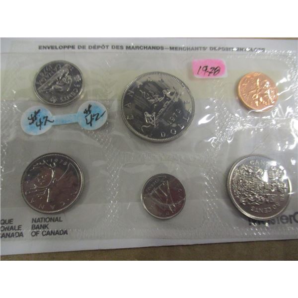 1978 PROOF CANADA MINT SEALED COIN SET