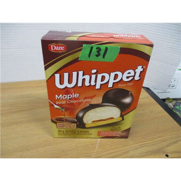 SHELF PULLS (AS IS):  MAPLE WHIPPET COOKIES - BOX