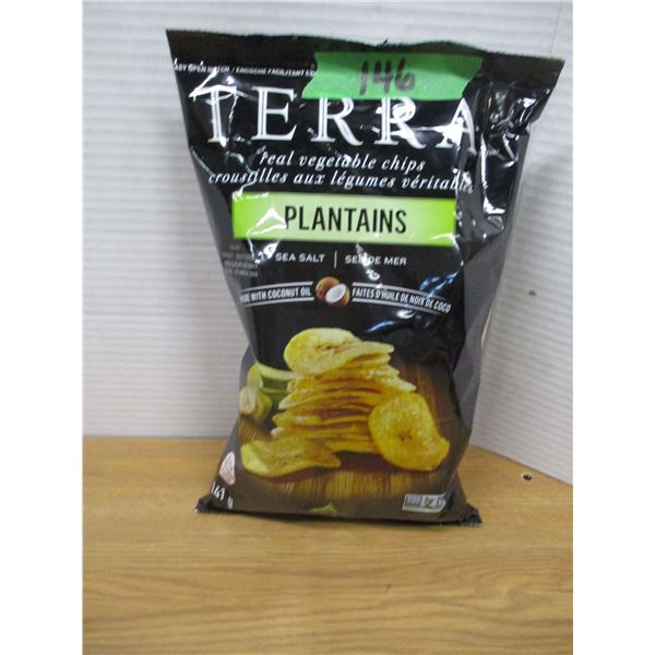 SHELF PULLS (AS IS):  PLANTAINS CHIPS (141G) - BAG