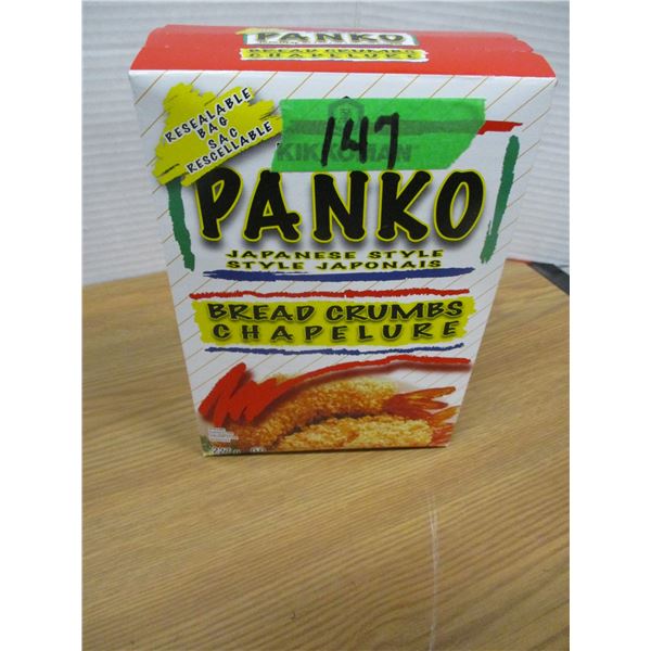 SHELF PULLS (AS IS):  PANKO BREAD CRUMBS - BOX