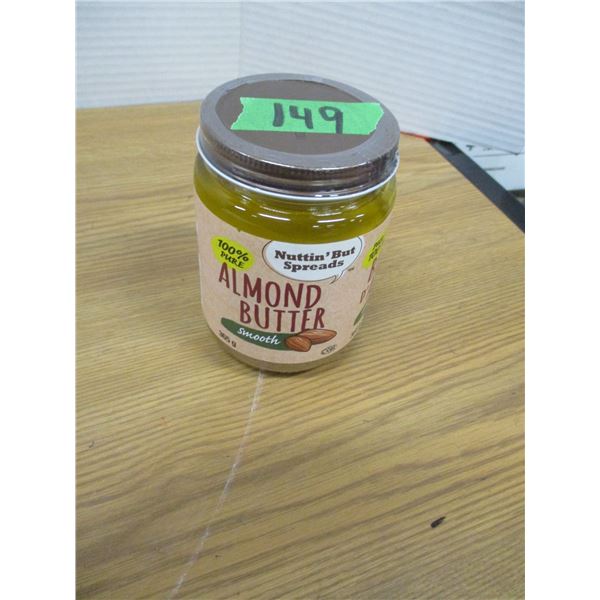 SHELF PULLS (AS IS):  ALMOND BUTTER (365 G) - JAR