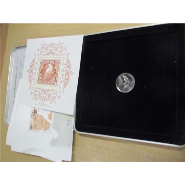 1999 CANADA MILLENIUM COIN & STAMP SET