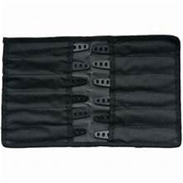 6" 12 PC BLACK STREAK THROWING KNIFE SET