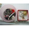 Image 1 : 2 SMALL CONTAINERS OF COSTUME JEWELLERY