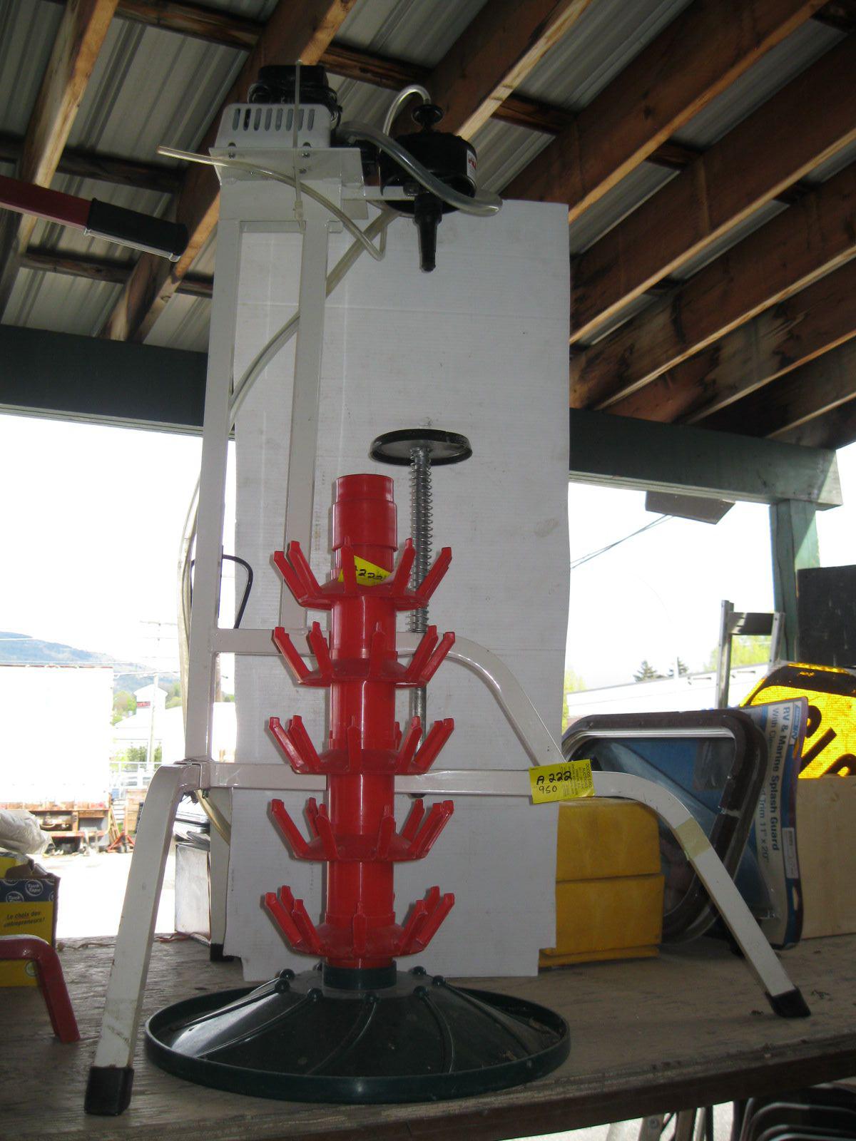 WINEBOTTLE FILLING STATION & DRYING RACK