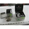 Image 1 : SWISS MILITARY WATCH, NEEDS BATTERY, & A VERTICAL NUMBER WATCH