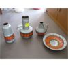 Image 1 : 4 PIECE WEST GERMAN MID CENTURY MODERN VASE & PLATE SET