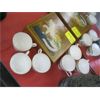 Image 1 : SET OF 6 AYNSLEY CHINA TEACUPS & PAINTED WOODEN BOX