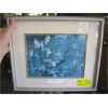 Image 1 : 1983 ROBERT BATEMAN PICTURE OF HUMMINGBIRD & FLOWERS