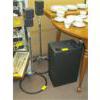 Image 1 : BOSE SUB SPEAKER & 2 SM. SPEAKERS ON STANDS