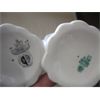 Image 2 : 2 BELLEEK SUNFLOWER VASES, 3RD MARK & 6TH MARK
