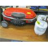 Image 1 : COLEMAN PORTABLE PROPANE GRILL W/SM. PROPANE TANK