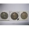 Image 2 : 2 1953 & 1 1957 CANADIAN SILVER DOLLARS