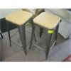 Image 1 : PAIR OF METAL LEG BAR STOOLS