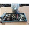 assorted air fittings, hitch balls, etc.