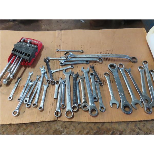 large lot of assorted wrenches - Snap-On, Mac, etc.