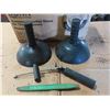 Image 1 : windshield suction cups and windshield repair/replacement tools