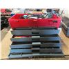 Image 2 : plastic tool box with assorted tools