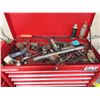 Image 2 : Uni tool storage cabinet with assorted tools - 26"x12"x18.5"H