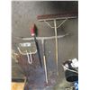 Image 1 : 2 shop brooms, dust pan and queegee