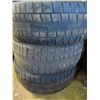 Image 2 : 4x 5 bolt 17" rims with 3 Cooper Discoverer 265/70R17 tires (worn)