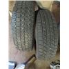 Image 1 : Radial snowtrac 205/65R15 tire and Riken Raptor 195/60R15
