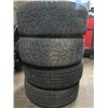 Image 1 : 4x 5 bolt 16x6.5 steel rims with 20/55R16 tires - 2 like new Dynamo winter tires and 2 worn General 