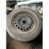 Image 2 : 4 Goodyear Nordic winter 195/65R15 tires on 4 bolt steel rims