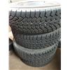 Image 4 : 4 Goodyear Nordic winter 195/65R15 tires on 4 bolt steel rims