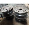 Image 2 : 4x 5 bolt 15x6.5J steel rims