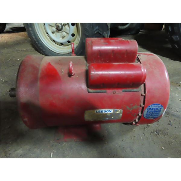 Leeson 5 HP electric motor