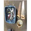Image 1 : tote of assorted tools