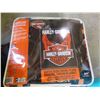 Image 1 : Harley Davidson queen size plush blanket