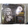 Image 1 : Marilyn Monroe sugar skull plush blanket - 200cm x 240cm